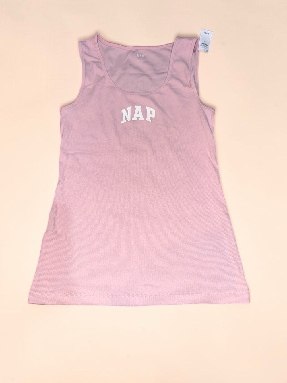 Cozy Pink 'NAP' Sleep Tank Top (M) NWT Gap